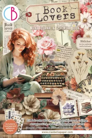 Junk Journal & Ephemera Book « Book Lovers » Bon Marché