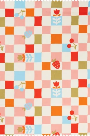 Tissu coton au mètre « Pique-nique » Bon Marché