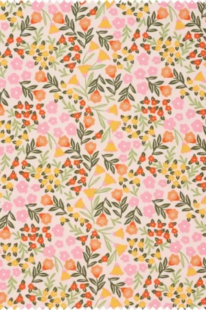 Certifié Tissu coton au mètre « Flowers Color Crush »