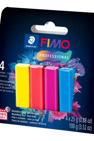 Prix Bas Assortiment FIMO Professional, 4 couleurs