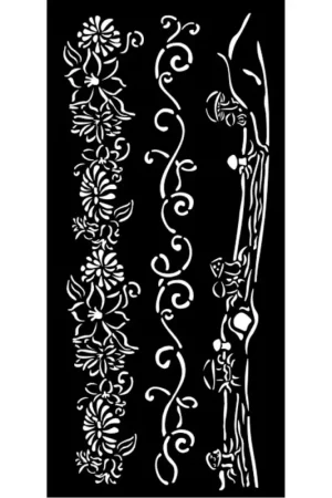 Retour Gratuit Pochoir « Hidden Grove », 12 x 25 cm