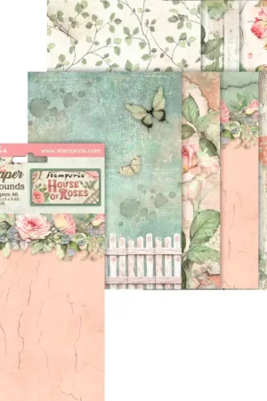 Acheter En Ligne Soies de paille à motifs Backgrounds « House of Roses »