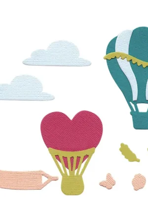 Dernière Chance Gabarit d'estampe Sizzix Framelits « Up and Away by Catherine Pooler »