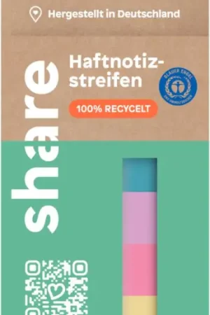 Quantité Limitée Marque-pages adhésifs share, 5 x 40 feuilles
