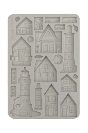 Moule en silicone A5 "Silent Sea - Lighthouse" Pas Cher