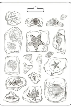 Prix Choc Moule souple A5 "Silent Sea - Fossils"