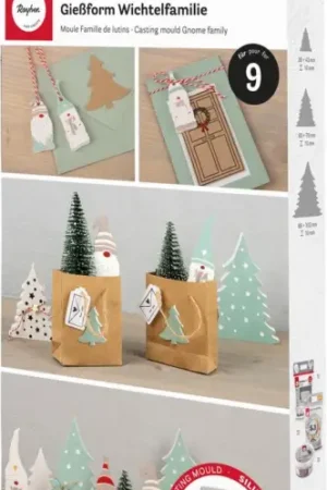 Offre Spéciale Moule en silicone « Famille de lutins »