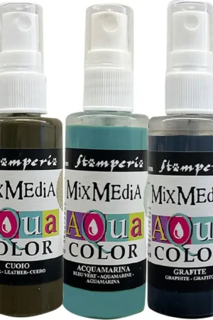 Peintures Stamperia Aquacolor « Silent Sea », set de 3 Achat Immédiat