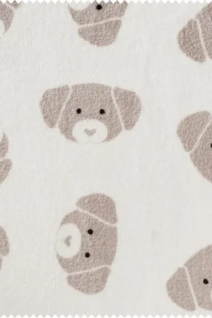 Tissu polaire double au mètre « Cute Dog » Certifié