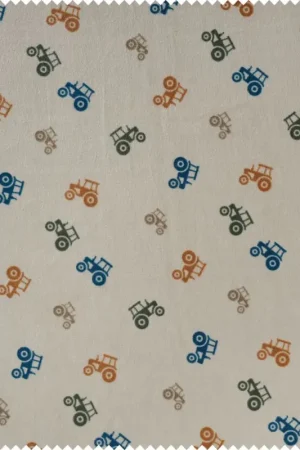 Tissu jersey polyester chilly print « Tracteurs » Acheter Direct