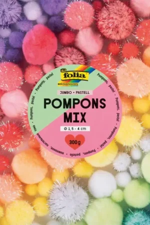 Offre Spéciale Pompons Mix Jumbo Pack « Pastel »