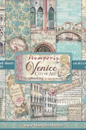 Livraison Express Bloc de papier scrapbooking « Venice »