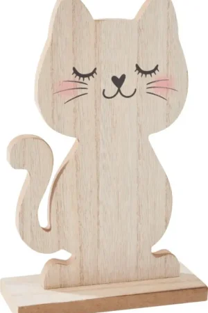 Expédition Rapide Figurine en bois VBS « Chat »
