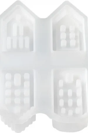 Bon Marché Moule en silicone « Mini maisons lumineuses »