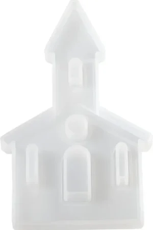 Moule en silicone "Église", avec bord à emboîter Expédié Aujourd'hui