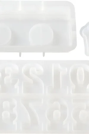 Pas Cher Moule en silicone « Set de chiffres », à bord emboîtable