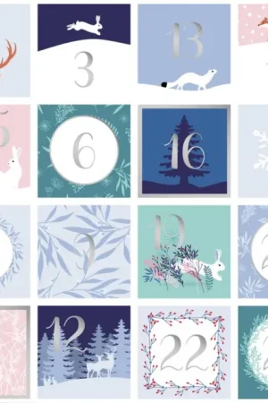 Dernière Chance Stickers chiffres de l'Avent « Magie hivernale »