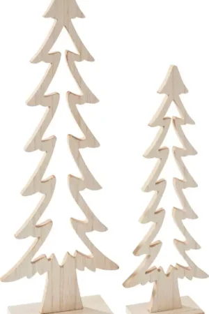Sapins en bois VBS, set de 2 Prix Choc