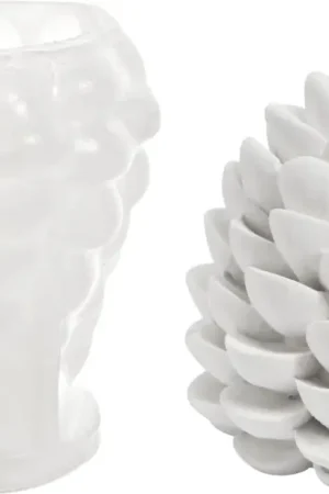 Expédié Aujourd'hui Moule en silicone forme pleine VBS « Pomme de pin »