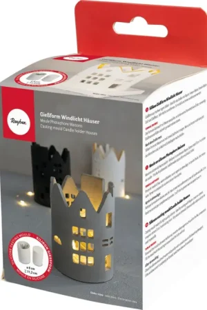 Moule en silicone « Maisons photophores » Vente Flash