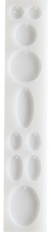 Moule en silicone pour bijoux « Breloque ronde et ovale » Offre Spéciale