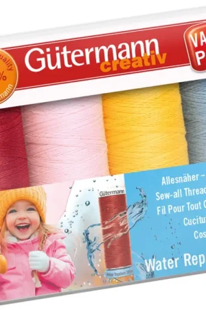 Set de fils à coudre universel Gütermann « Water Repellent » Nouvelle Collection