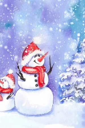 Paiement Sécurisé Serviette « Frosty Friends »