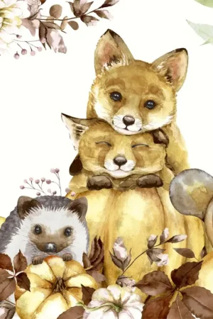Serviette « Nature Cuteness » Retour Gratuit