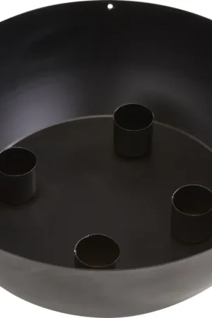 Coupelle bougeoir de l'Avent en métal pour 4 bougies droites Prix Choc