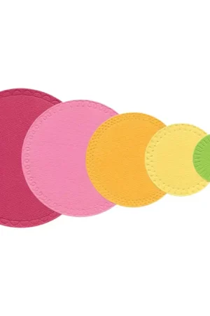 Bon Plan Gabarit d’estampe Sizzix Thinlits « Party Circles by Catherine Pooler »