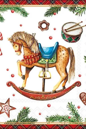 Solde Serviette « Classic Rocking Horse »