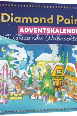 Set créatif « Diamond Painting - Adventskalender Glitzerndes Weihnachtsdorf » Produit De Marque