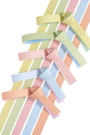 Pas Cher Bandes de papier « Duo Pastel »