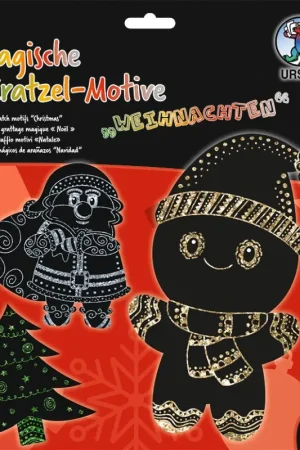 Expédition Rapide Motifs de grattage magique « Noël »