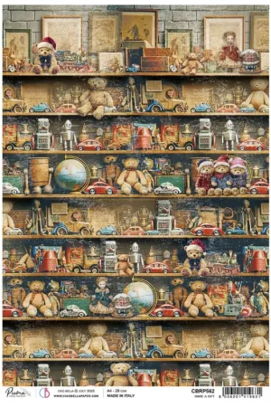 Soie de paille à motifs « Toy Shop - Make a Gift » Prix Choc
