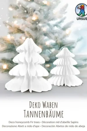 Achat Immédiat Set de sapins en papier alvéolé