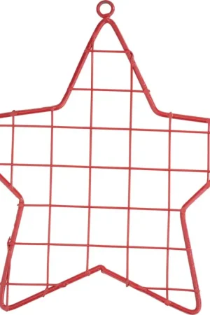 Anneau en métal étoile « Grille » Dernier Modèle