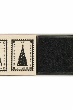 Haute Qualité Set de tampons « Courrier de Noël »