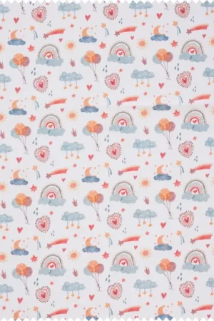 Tissu coton au mètre « Pays de rêve » Remise