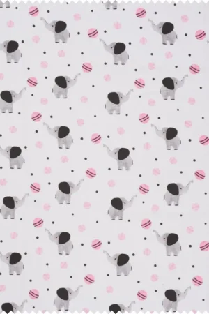 Réduction Tissu coton au mètre « Éléphant Lilo »