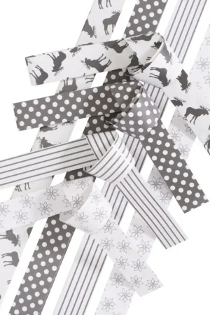 Paiement Sécurisé Bandes de papier « X-Mas Grey »