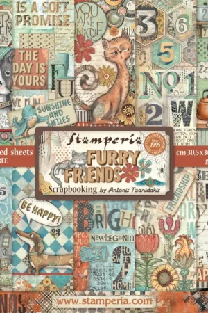Commander Maintenant Bloc de papier scrapbooking « Furry Friends »