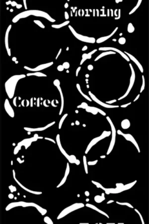 Pochoir « Furry Friends - Coffee Prints » Réduction