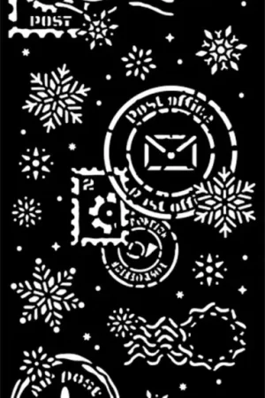 Haute Qualité Pochoir « Gear up for Christmas - Snowflakes »