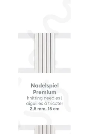 Top Vente Jeu d'aiguilles double pointe Gründl « Premium »