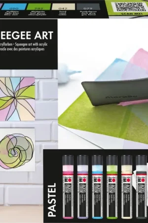 Dernière Chance Acryl Color Squeegee Art Set Marabu