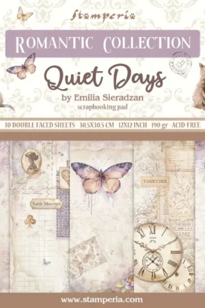 Bon Plan Bloc de papier scrapbooking « Quiet Days »