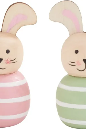Lapins décoratifs en bois Retour Gratuit