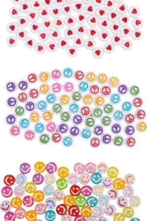 Dernier Modèle Assortiment de perles « Happy »