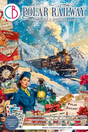 Nouvelle Collection Junk Journal & Ephemera Book « Polar Railway »